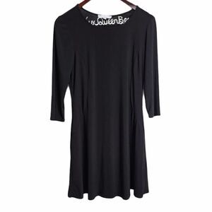Annalee+Hope Black 3/4 Sleeve Midi Dress Size M
